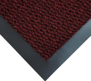 Ekonomická polypropylénová čistiaca rohož, 600 x 900 mm, červená