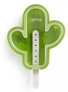 Zelená silikónová forma na zmrzlinu v tvare kaktusu Lékué