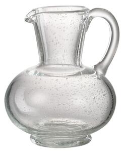 Transparetný sklenený džbán s bublinkami Yones M- 16*15*21cm - J-Line by Jolipa