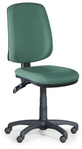 Kancelárska stolička ATHEUS bez podpierok rúk, zelená