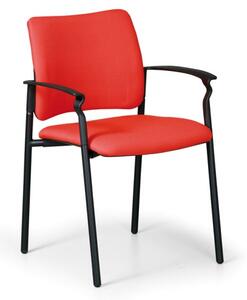 Konferenčná stolička ROCKET s podpierkami rúk, oranžová