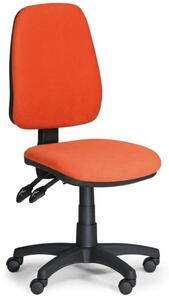 Kancelárska stolička ALEX bez podpierok rúk, oranžová