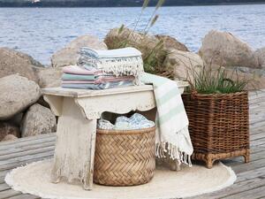 Biela antik drevená stolička Old French - 80*38*48cm - Chic Antique