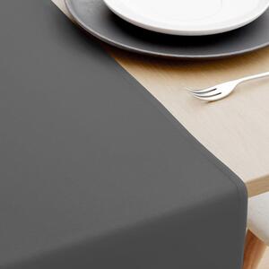 Goldea behúň na stôl 100% bavlnené plátno - tmavo sivý 35x140 cm
