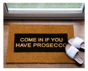 Rohožka z prírodného kokosového vlákna Artsy Doormats Come In If you Have Prosecco Glitter, 40 x 60 cm