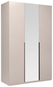SKRIŇA S OTOČNÝMI DVERAMI, kašmírová, 134/211/55 cm P & B - Skrine, Online Only