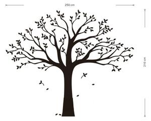 Samolepiaca dekorácia XXL čierny rodinný strom