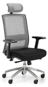Kancelárska stolička ALTA MF, sivá