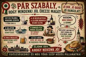 Plechová ceduľa Par Szabaly - Plechová tabuľa