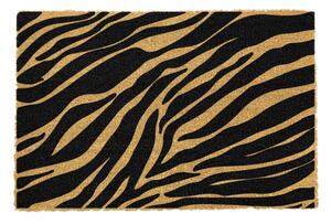 Rohožka z prírodného kokosového vlákna Artsy Doormats Zebra, 40 x 60 cm