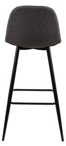 Čierna/sivá barová stolička 101 cm Wilma – Actona