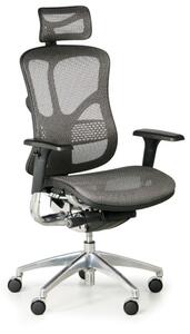 Multifunkčná kancelárska stolička WINSTON AA, sivá