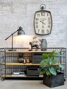 3ks plechový zinkový antik obal na kvetináč Planters - 40*30*30/ 32*22*21cm - Chic Antique