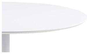 Biely okrúhly jedálenský stôl Actona Ibiza, ⌀ 110 cm