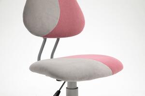 Tempo Kondela Rastúca otočná stolička, sivá/ružová, RAIDON