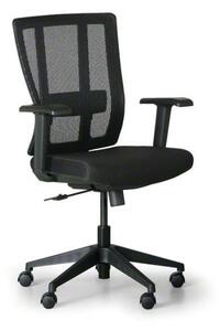 Kancelárska stolička MET, čierna/zelená