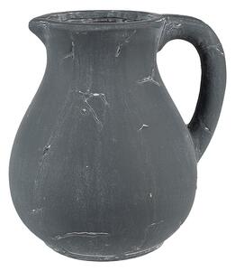Tmavosivý dekoratívny džbán Édith L - 22*18*23 cm - Clayre & Eef