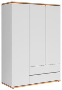 VIACÚČELOVÁ SKRIŇA, biela, dub artisan, 143/201/58 cm Xora - Online Only drobný nábytok, Online Only