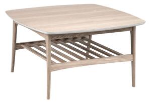 Konferenčný stolík s podnožím z dubového dreva Actona Woodstock, 80 x 80 cm