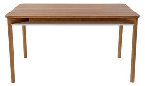 Hnedý jedálenský stôl z dubového dreva Ragaba Zeen