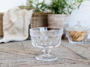 Sklenená miska na nohe Antoinette 0,2l - Ø9,5*9 cm - Chic Antique