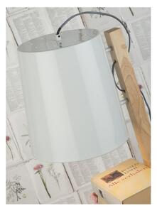 Biela stojacia lampa s kovovým tienidlom (výška 168 cm) Cambridge – it's about RoMi
