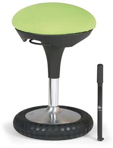Zdravotná balančná stolička HOVER, zelená