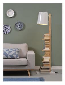Biela stojacia lampa s kovovým tienidlom (výška 168 cm) Cambridge – it's about RoMi