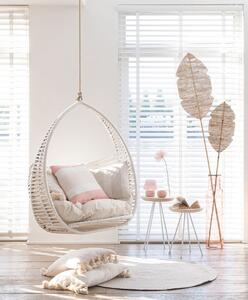 Vonkajší prírodno-krémový okrúhly koberec Miami Outdoor S - Ø 118 cm - J-Line by Jolipa