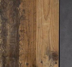 Šatníková skriňa Chicago, 120 cm, vintage optika