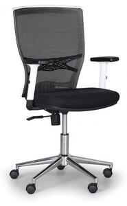 Kancelárska stolička HAAG, sivá / modrá
