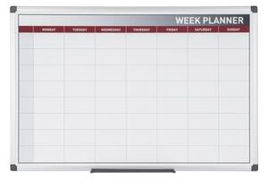 Týždenná plánovacia tabuľa, magnetická, 600 x 450 mm