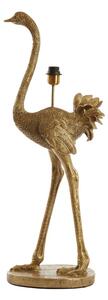 Bronzová antik stojaca lampa pštros Ostrich bronze - 38*27*95 cm / E27 - Light & Living