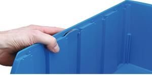 Plastový box COMPACT, 154 x 235 x 125 mm, modrý