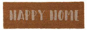 Rohožka z kokosových vlákien Happy Home - 75*25*2 cm - J-Line by Jolipa