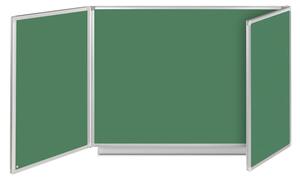 Roztváracia zelená tabuľa pre popis kriedou, keramická / magnetická, 2400 x 900 mm