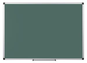 Zelená školská keramická popisovacia tabuľa na stenu, magnetická, 1200 x 900 mm