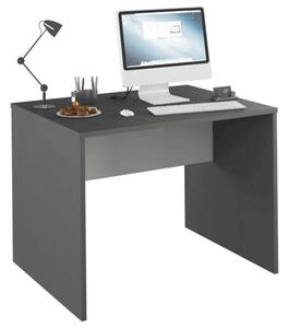 KONDELA PC stôl, grafit/biela, RIOMA NEW TYP 12