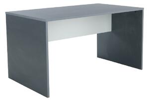 TEMPO Písací stôl, grafit/biela, RIOMA NEW TYP 11