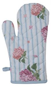 Bavlnená chňapka s kvety hortenzie Vintage Grace - 18*30cm - Clayre & Eef