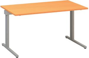 Kancelársky písací stôl CLASSIC C, 1200 x 800 mm, divoká hruška