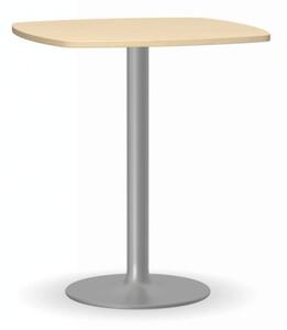 Konferenčný stolík FILIP II, 660x660 mm, sivá konštrukcia, doska breza