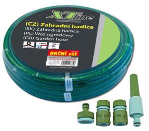 XTline Záhradná hadica 1/2” 20m + sada s postrekovačmi