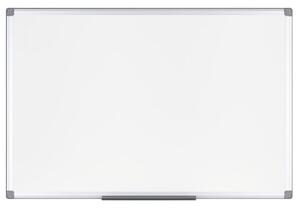 Biela popisovacia tabuľa na stenu, magnetická, 900 x 600 mm
