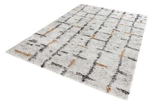 Krémovobiely koberec Mint Rugs Grid, 120 x 170 cm