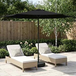 Maison Exclusive – Záhradný slnečník s podstavcom, 300 x 300 cm, polyester, štvorcový