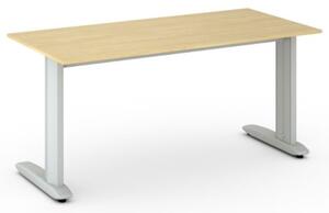 Kancelársky písací stôl PRIMO FLEXIBLE 1600 x 800 mm, breza