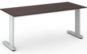 Kancelársky písací stôl PRIMO FLEXIBLE 1800 x 800 mm, wenge