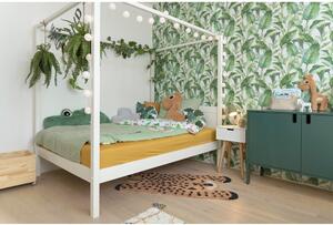Biela detská posteľ 140x200 cm PINO CANOPY – Vipack