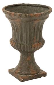 Zelený antik kvetináč Antiqou French - Ø 40*56 cm - J-Line by Jolipa